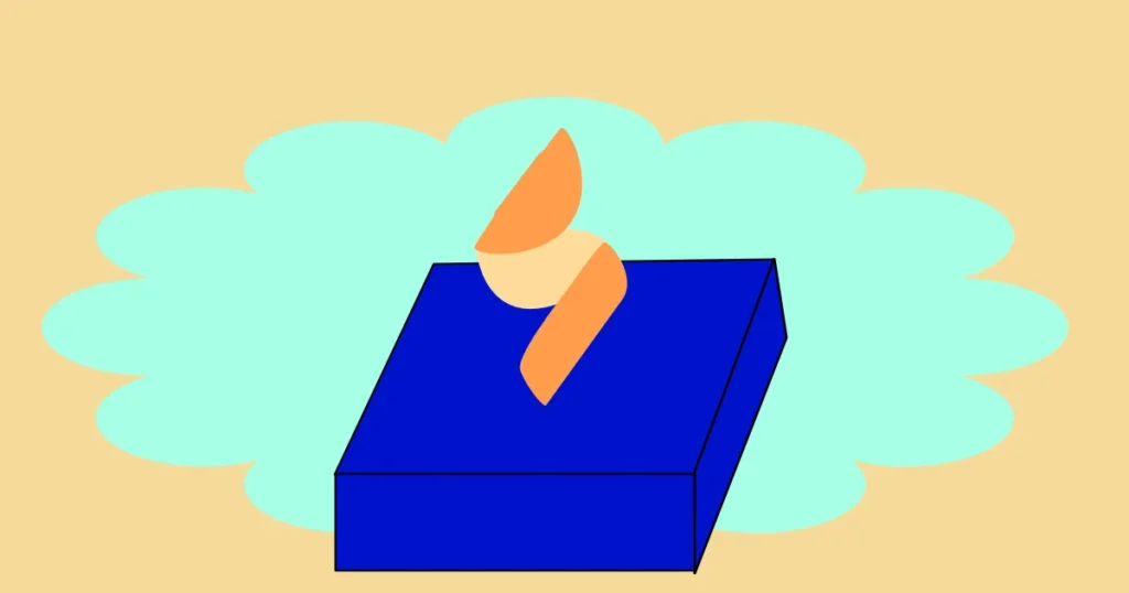 独自作成のアイコンが舞台の上に立っている様子。